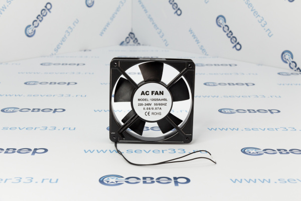 Вентилятор плоский (квадратный) FС 12025 A2 HBL (120x120x25)_1