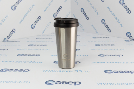 Термокружка "СЛЕДОПЫТ-PALERMO" с откидной ручкой, нерж. сталь, 500 мл | Продажа, монтаж и обслуживание холодильного оборудования | Север33