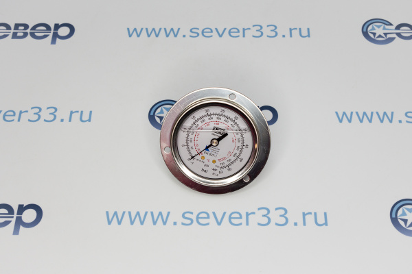 Манометр высокого давления с силиконом MS6F53 (R410, -45+60) 1_4 SAE_1