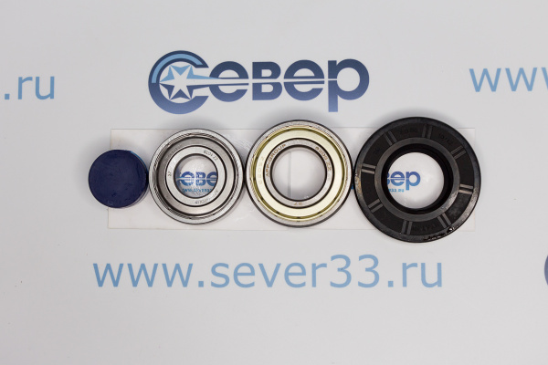 Ремкомплект бака стиральной машины Sumsung (сальник 30-60,55-10_12, подш. 6204ZZ, 6205ZZ)_3