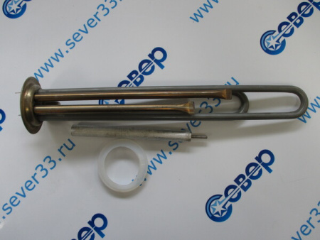 ТЭН для водонагревателя 2000W (0,7+1,3) Комплект нерж под анод М4 | Продажа, монтаж и обслуживание холодильного оборудования | Север33