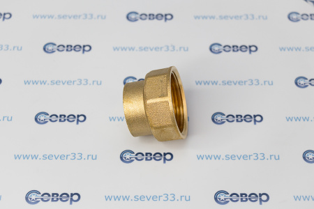 Муфта переходная, латунь, внутренняя резьба 1 1/4"х1", желтый, RTP | Продажа, монтаж и обслуживание холодильного оборудования | Север33