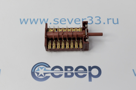 Переключатель плиты 800801, 83140103 10 поз. HANSA 250V 16A  | Продажа, монтаж и обслуживание холодильного оборудования | Север33