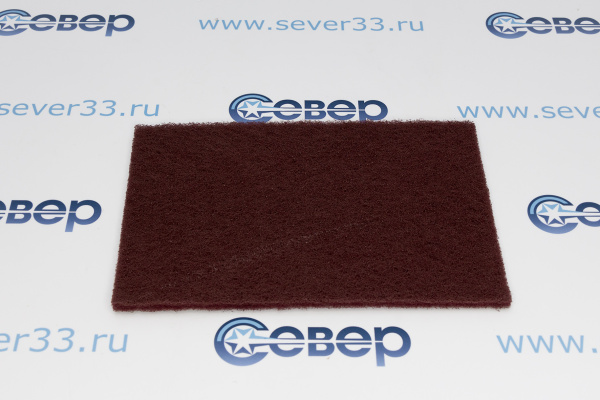 Войлок шлифовочный RoxelPro красный P360 152х229х10 мм_1