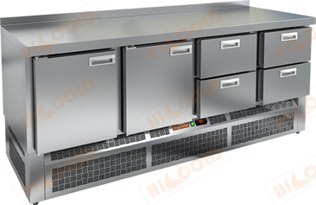 Холодильный стол HICOLD SNE 1122/BT, нижн, 4 ящика, 2 двери (-18...-10°С) | Продажа, монтаж и обслуживание холодильного оборудования | Север33