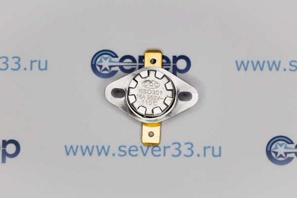 Датчик температуры KSD301 110°С 220V, 16A_1