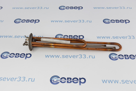 ТЭН RF 2000W(700+1300), медь, Ø64, М4, клеммы под винт М4, L320мм | Продажа, монтаж и обслуживание холодильного оборудования | Север33