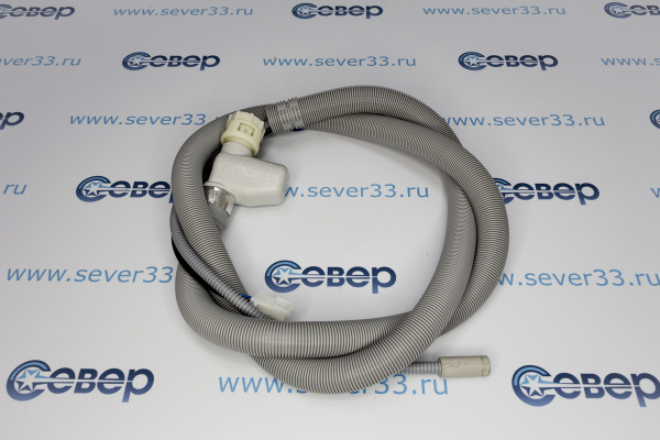 Шланг заливной для ПММ с клапаном (Аквастоп), Индезит 372679 зам. 256554, 037207 Оригинал_1