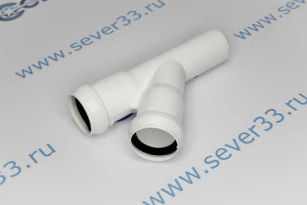 Тройник 32х32х45 ВК, РТП,белый _2ed