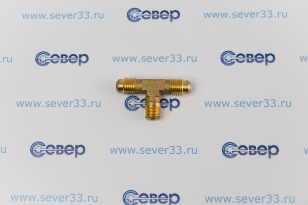 Тройник SAE14-NPT18-SAE14 (Италия)_1