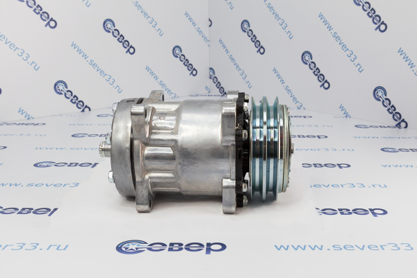 Компрессор кондиционера поршневой Sanden RC-U0829(7H15,12v,A2) выходы горизонт. (O-ring) 34-78_1