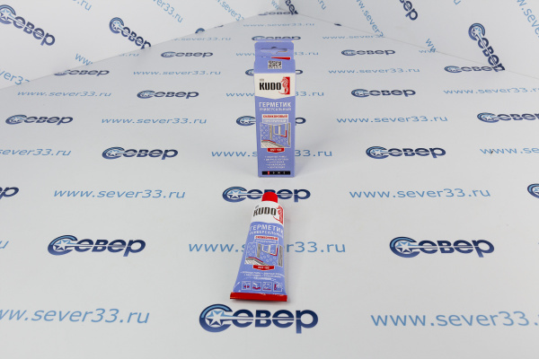 Герметик силиконовый универсальный Kudo KST 100, 85 мл, прозрачный_1