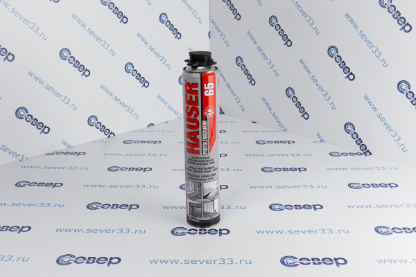 Пена монтажная профи Hauser 65, Профи, всесезонная, 740 мл_1