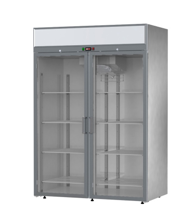 Шкаф холодильный Arkto D1.0-GL нерж. с канапе (+1...+10°C) | Продажа, монтаж и обслуживание холодильного оборудования | Север33