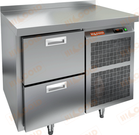 Холодильный стол HICOLD SN 2 BR2 BT, бок, 2 ящика (-18...-10°С) | Продажа, монтаж и обслуживание холодильного оборудования | Север33