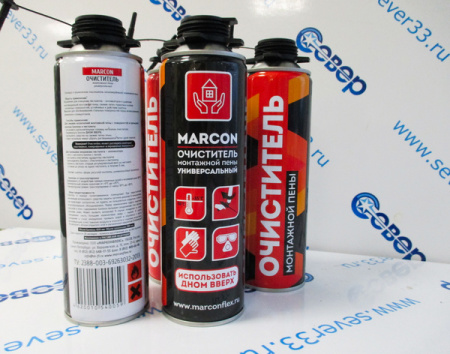 Очиститель монтажной пены MARCON универсальный (813/19) | Продажа, монтаж и обслуживание холодильного оборудования | Север33
