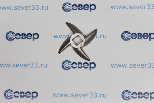 Нож для мясорубки, Россия, четырехгранник, отверстие 8,3 мм_2