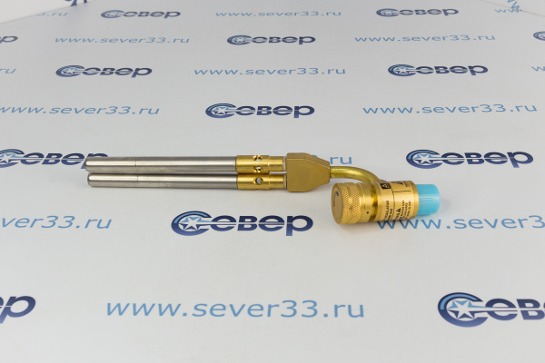 Газовая горелка для пайки без поджига  двойная T-2B Favorcool (китай) _1