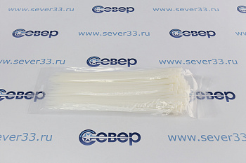 Стяжки нейлоновые 5x250 белый FORTISFLEX