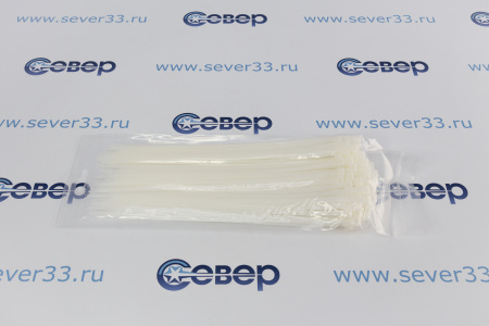 Стяжки нейлоновые 5x250 белый FORTISFLEX | Продажа, монтаж и обслуживание холодильного оборудования | Север33