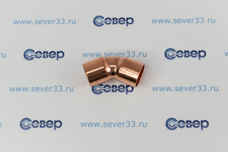 Угол медный 3/4" 45 гр. | Продажа, монтаж и обслуживание холодильного оборудования | Север33