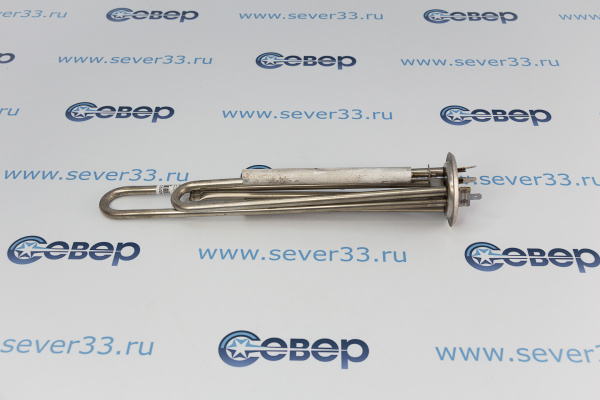 ТЭН для водонагревателя 2,0 кВт с анодом (нерж.) L=300 флан.64 мм_2