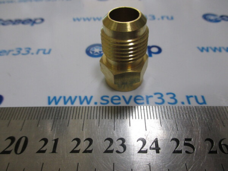 Соединитель латунь под пайку 3/8 | Продажа, монтаж и обслуживание холодильного оборудования | Север33