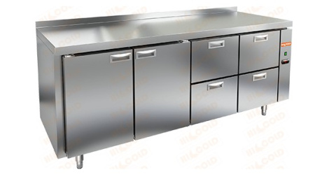 Морозильный стол HICOLD GN 1122/BT P, без агрегата, 2 двери, 4 ящика (-18...-10°С) | Продажа, монтаж и обслуживание холодильного оборудования | Север33