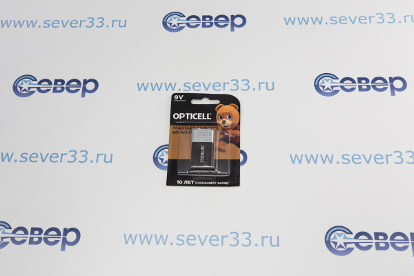 Элемент питания Basic Opticell алкалиновый крона 6LR61 9В_1