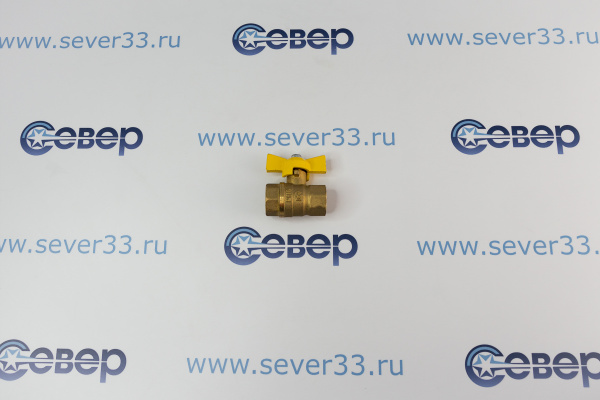 Кран шар. газ. 11Б27П (1.6МПа) Галлоп ДУ-15 гг (бабочка)_1