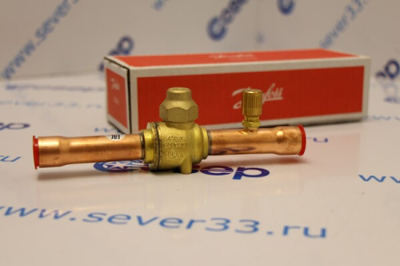 Шаровый вентиль Danfoss GBC 16s 5/8" со штуцером | Продажа, монтаж и обслуживание холодильного оборудования | Север33