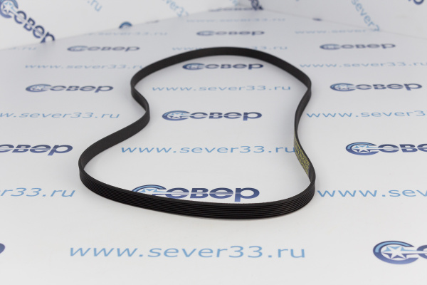 Ремень 1238 H8 EL черный_1