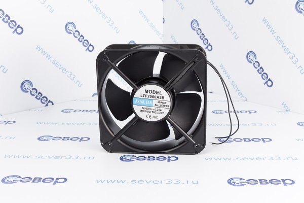 Вентилятор плоский (квадратный) 200x200x60_1