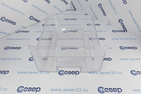 Ящик Бирюса-112,114 прозрачный (400х310х135)_1