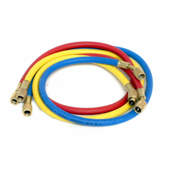 Шланг заправочный 150 см (компл. 3 шт.)  R134, R404, R407