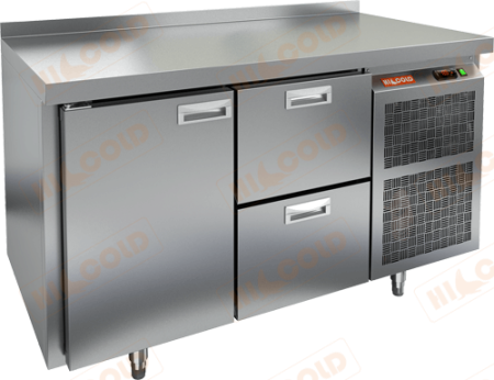 Холодильный стол HICOLD GN12 BR2 BT, бок, 1 дверь, 2 ящика (-18...-10°С) | Продажа, монтаж и обслуживание холодильного оборудования | Север33