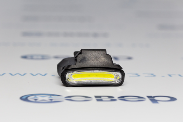 Фонарь для кепки СИБИРСКИЙ СЛЕДОПЫТ-Позитрон, 1 COB, 2х2032_1