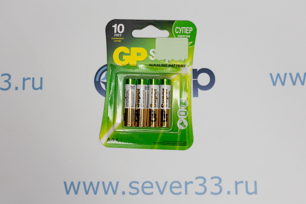 Элемент питания GP 24A_LR03 BP4 ААА_1