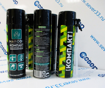 Пена монтажная бытовая "Компакт" (712/19) | Продажа, монтаж и обслуживание холодильного оборудования | Север33