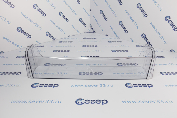 Барьер-полка Атлант большая, прозрачная,  нижняя L=590mm 769748402500_1