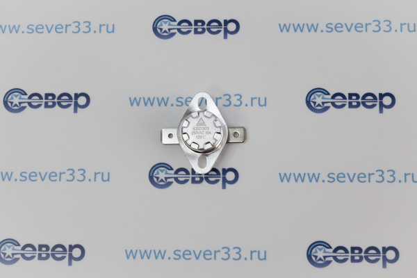 Датчик температуры KSD303 120°С 220V, 16A самовозвратный_1