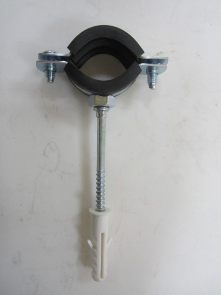 Хомут с рез. 2" (59-63 мм) М10 (шпилька+дюбель)