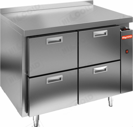 Морозильный стол HICOLD GN 22/BT P без агрегата, 4 ящика (-18°С) | Продажа, монтаж и обслуживание холодильного оборудования | Север33