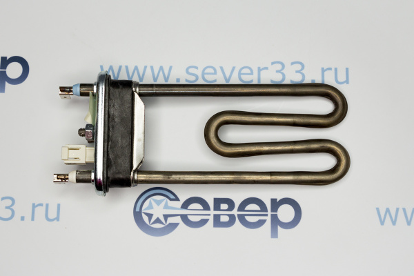 Тэн 1300W 41036768, 41041524 CANDY с датчиком, с буртом Thermowatt 157x87mm HTR025CY_4e