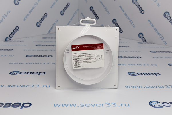 12,5SKNPO, Соединитель круглых каналов с накладной пластиной и обратным клапаном, D125_1