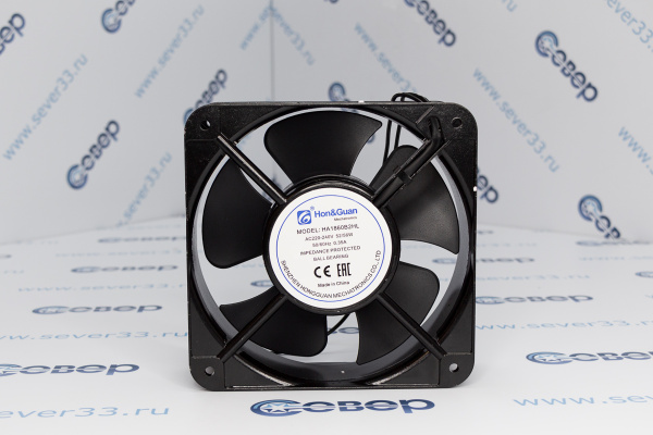 Вентилятор плоский (квадратный) Weiguang  YJF18060 180х180х60_1