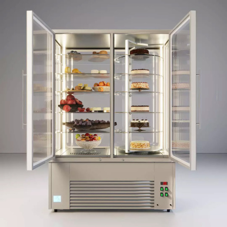 Вертикальная витрина Glacier Эмма XL комбинированная выкладка (+2…+8 ºС) | Продажа, монтаж и обслуживание холодильного оборудования | Север33