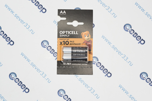 Элемент питания Opticell алкалиновый LR6 АА_2