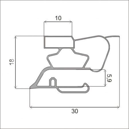 Уплотнитель Stinol 101 (ST) 110х57 см | Продажа, монтаж и обслуживание холодильного оборудования | Север33