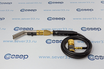 Горелка HT-2C MAPP  газ со шлангами с пьезоподжигом 2 сопла